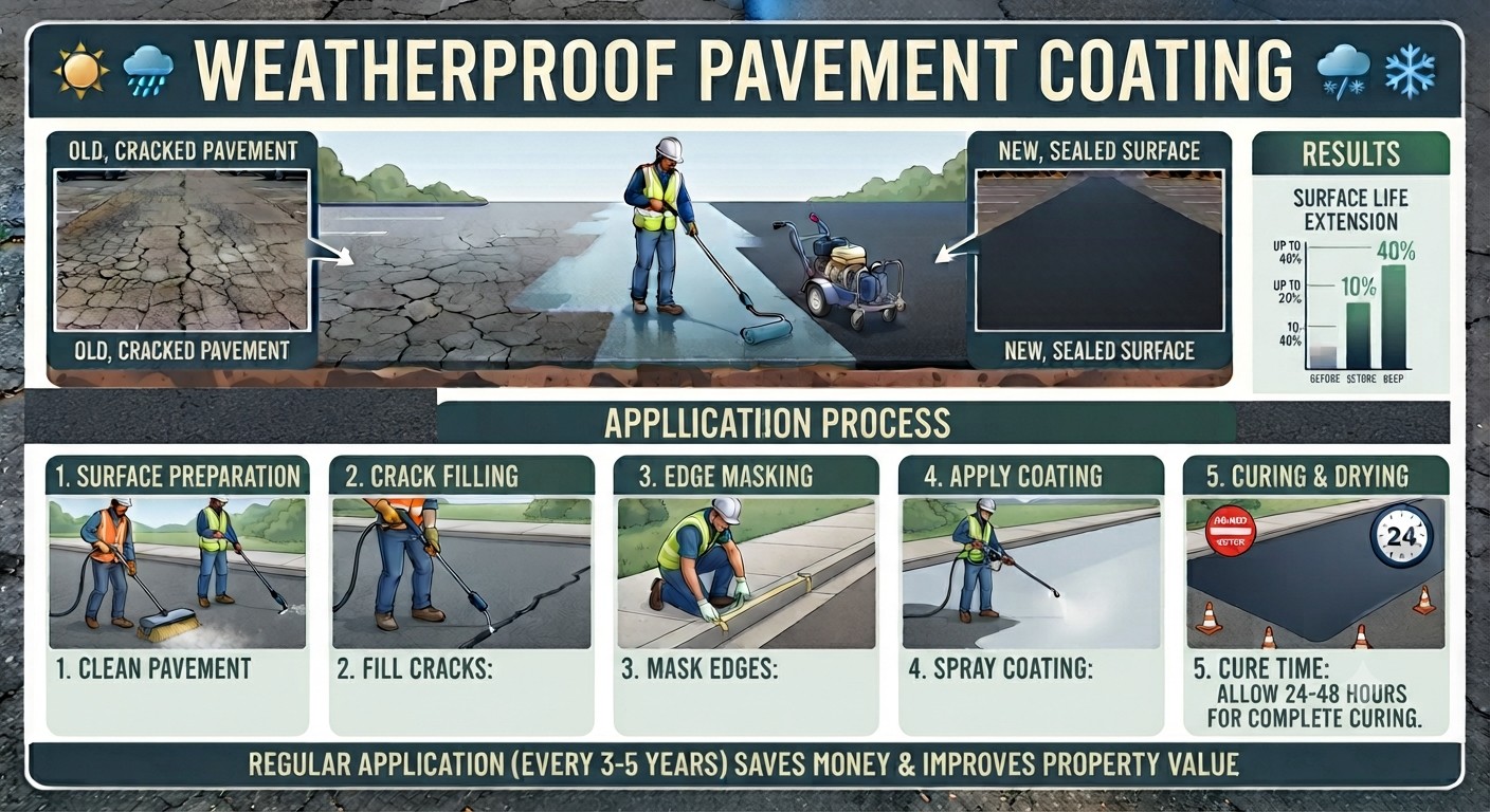 Weatherproof Pavement Coating in Los Angeles
