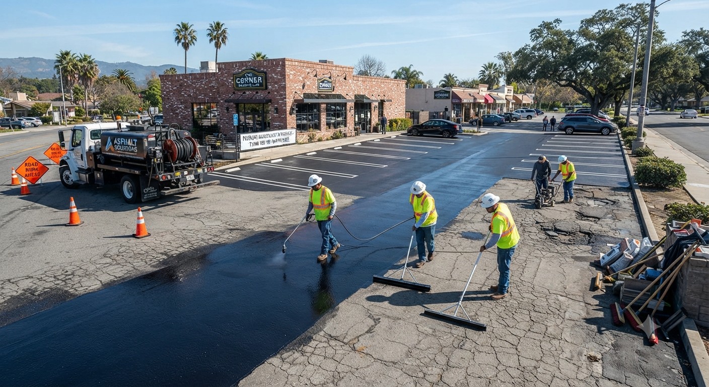 Driveway and Parking Lot Sealing in Los Angeles