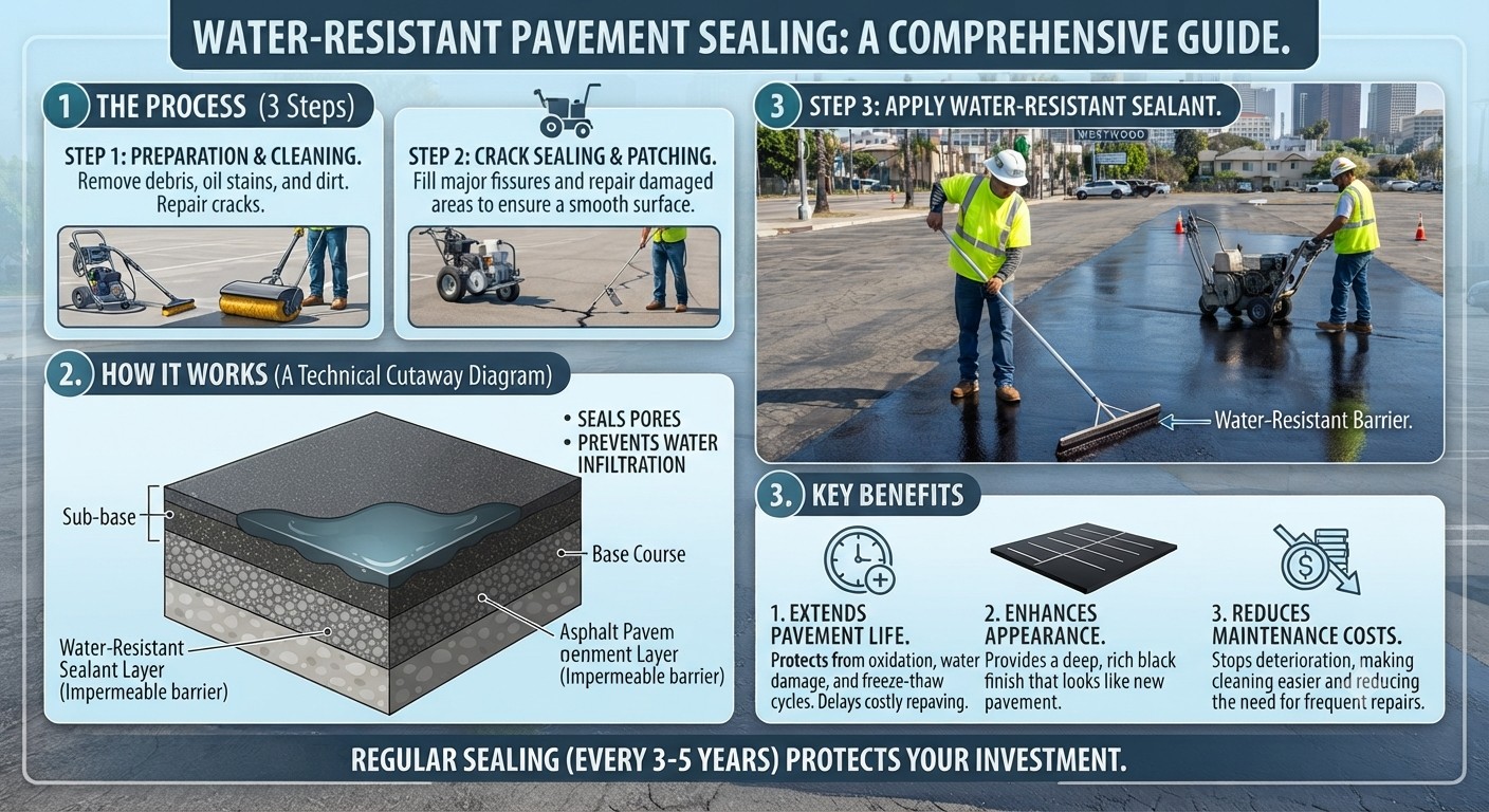 Water-Resistant Pavement Sealing in Los Angeles